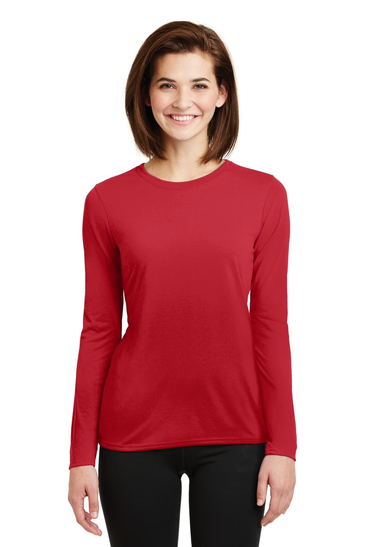 DISCONTINUED Gildan Ladies Gildan Performance Long Sleeve T-Shirt. 42400L