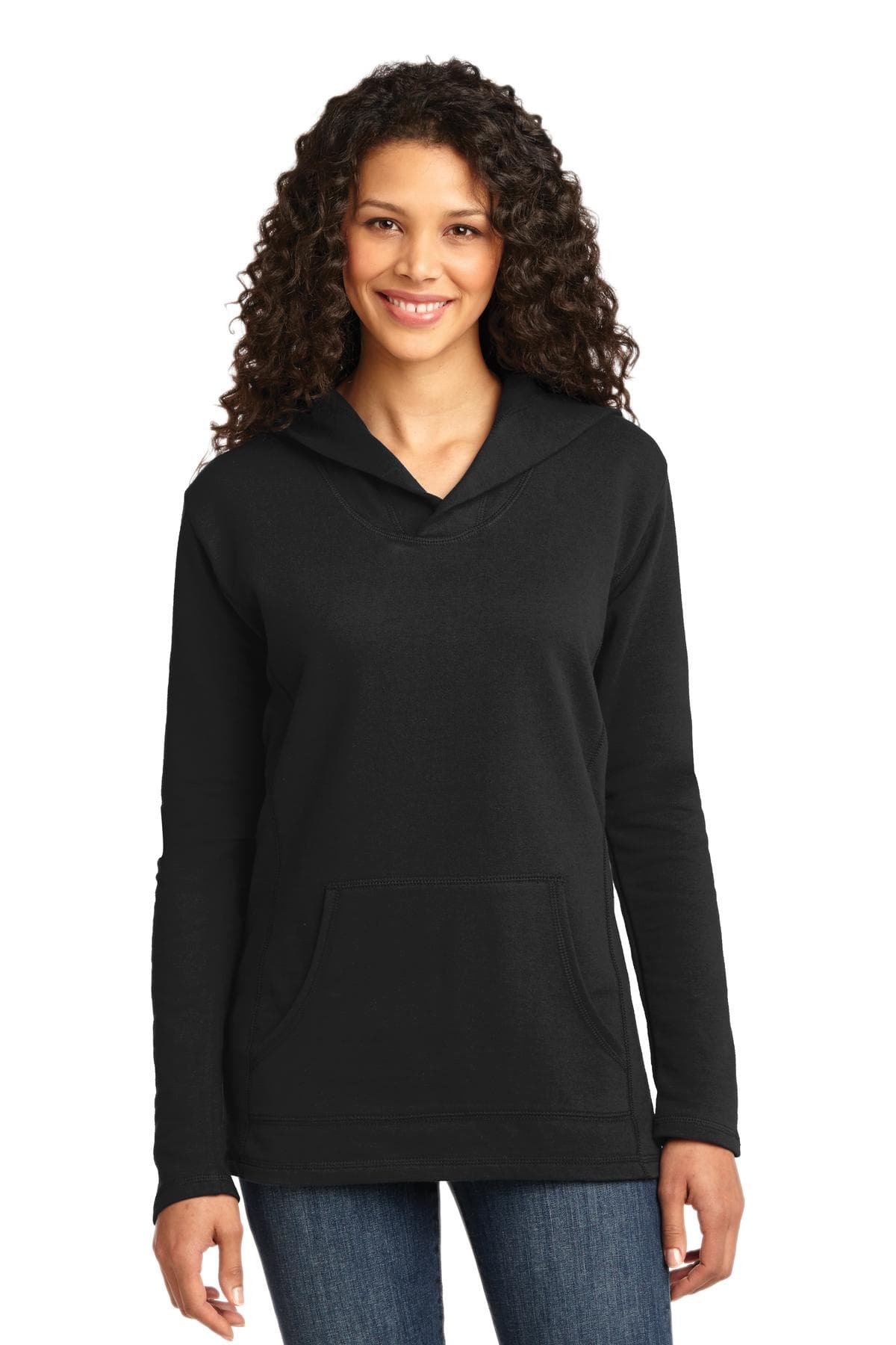 DISCONTINUED Anvil Ladies French Terry Pullover Hooded Sweatshirt. 72500L