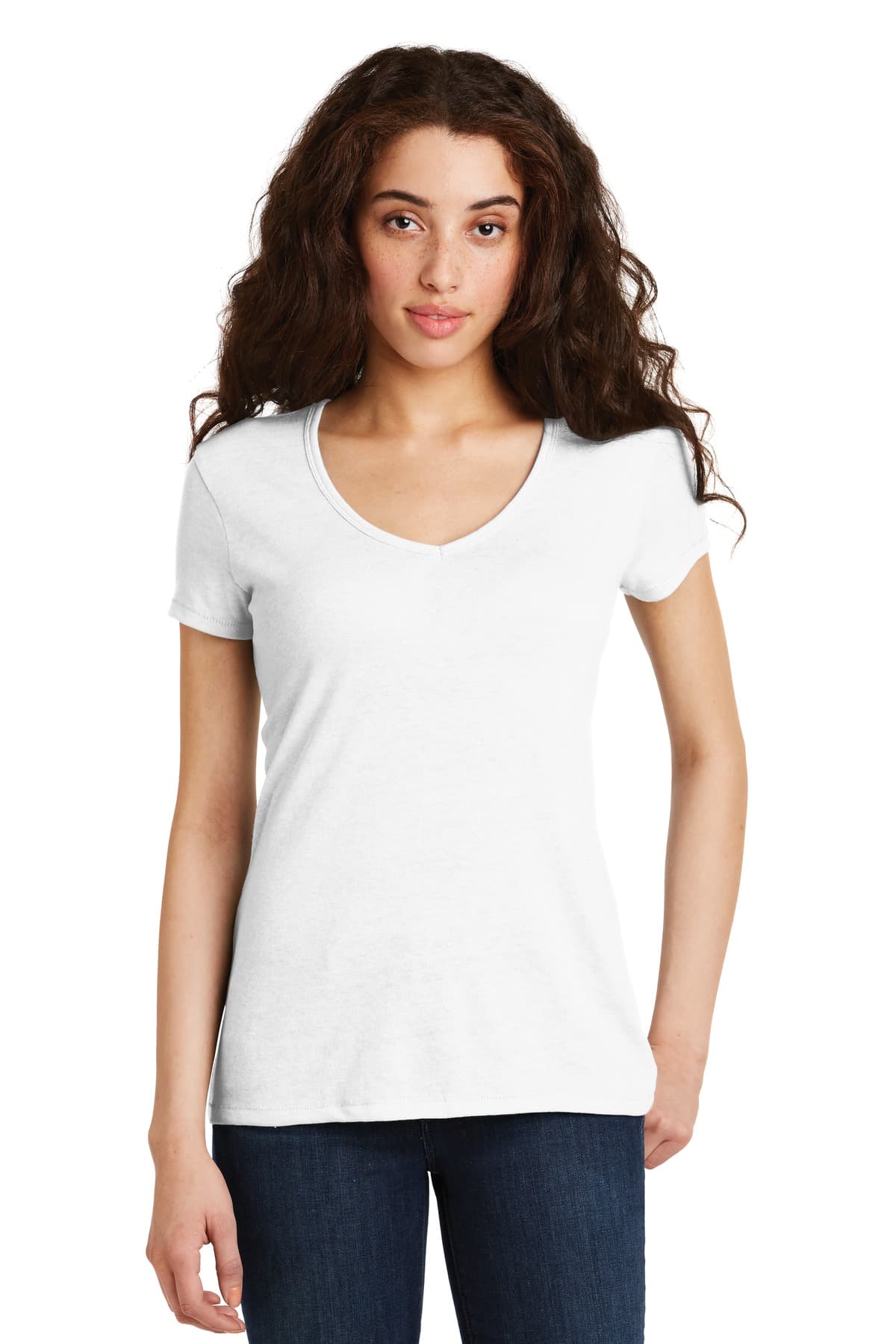 DISCONTINUED Alternative Women's The Keepsake V-Neck Vintage 50/50 Tee. AA5056