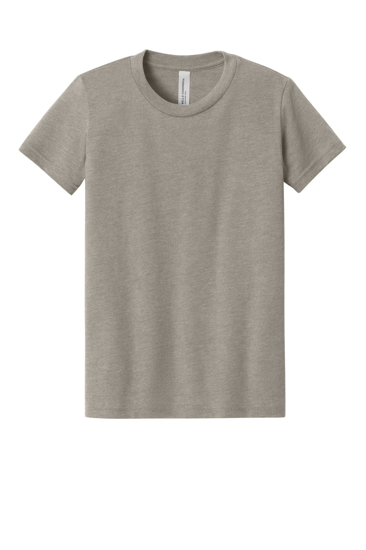 BELLA+CANVAS Youth Heather CVC Tee BC3001YCVC