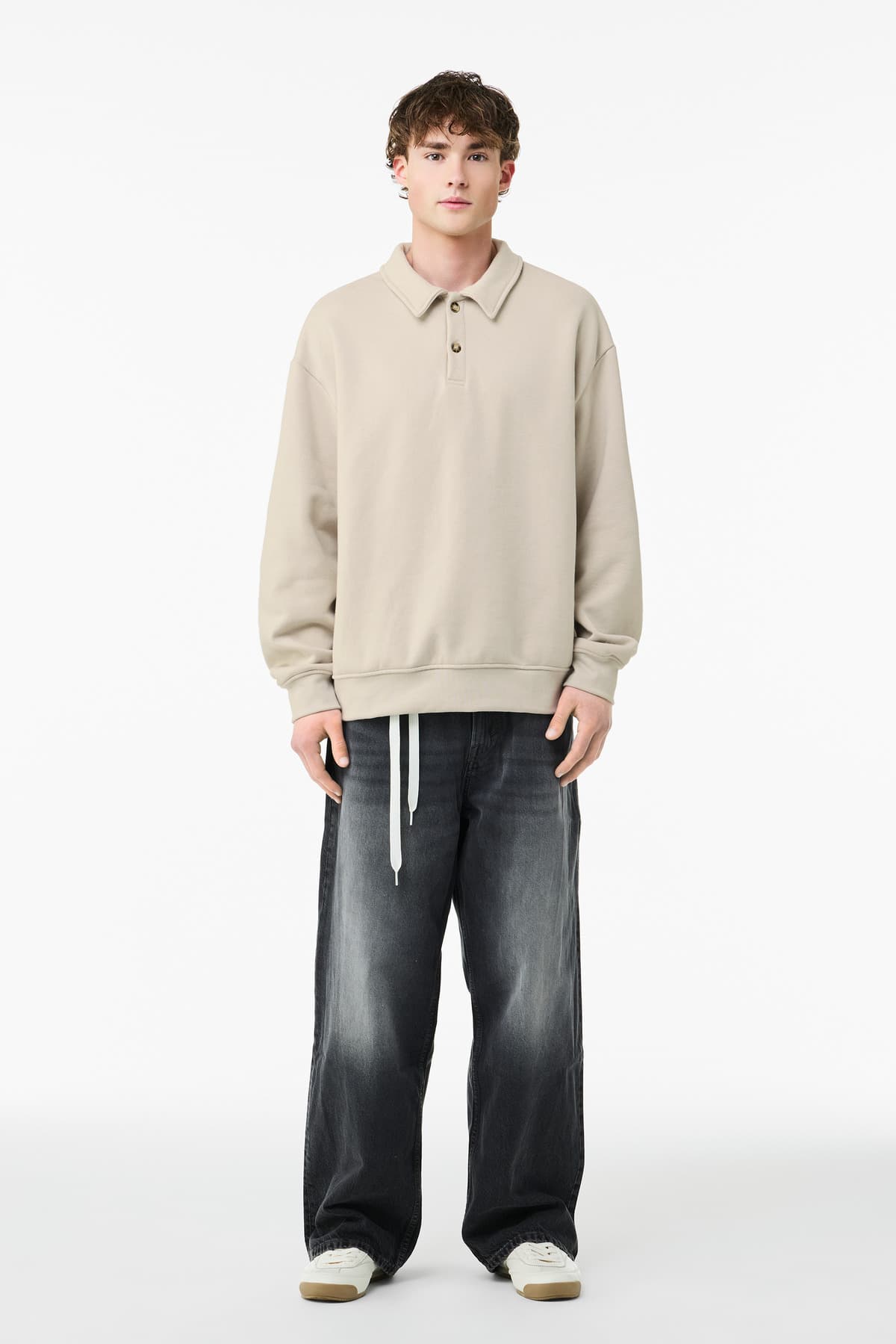 BELLA+CANVAS Unisex 10-Ounce Polo Sweatshirt BC4741