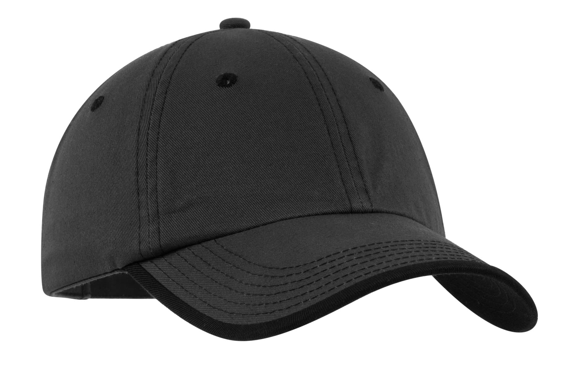 DISCONTINUED Port Authority Vintage Washed Contrast Stitch Cap.  C835