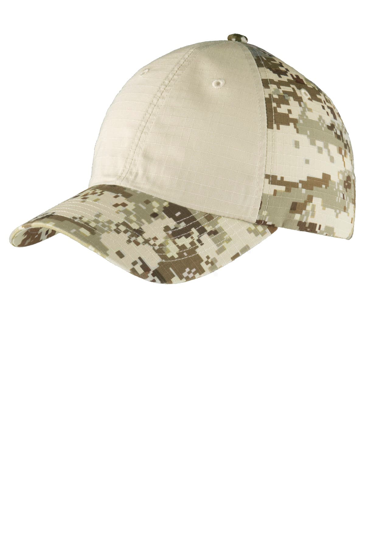 DISCONTINUED Port Authority Colorblock Digital Ripstop Camouflage Cap. C926