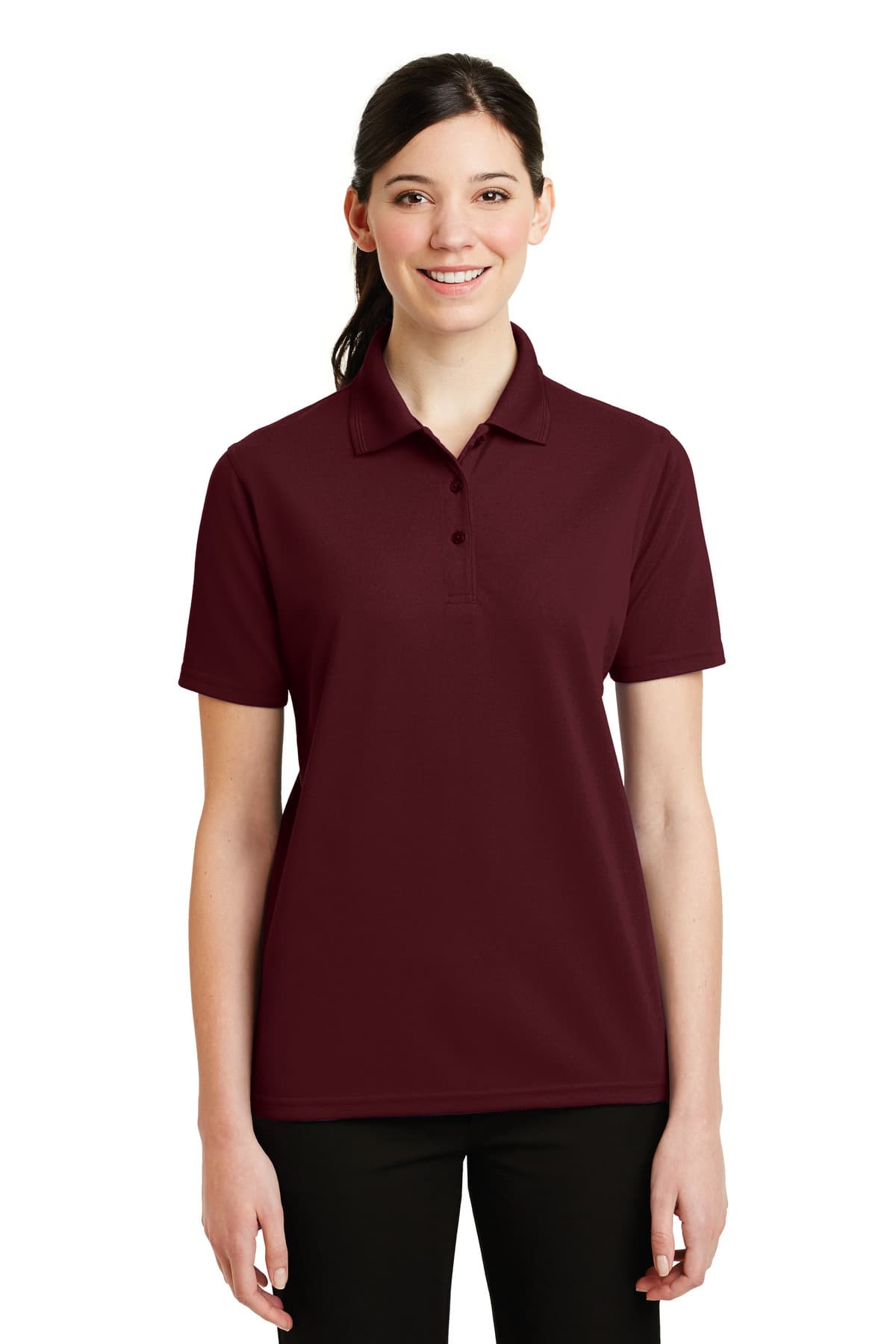 DISCONTINUED CornerStone - Ladies Industrial Pique Polo. CS403
