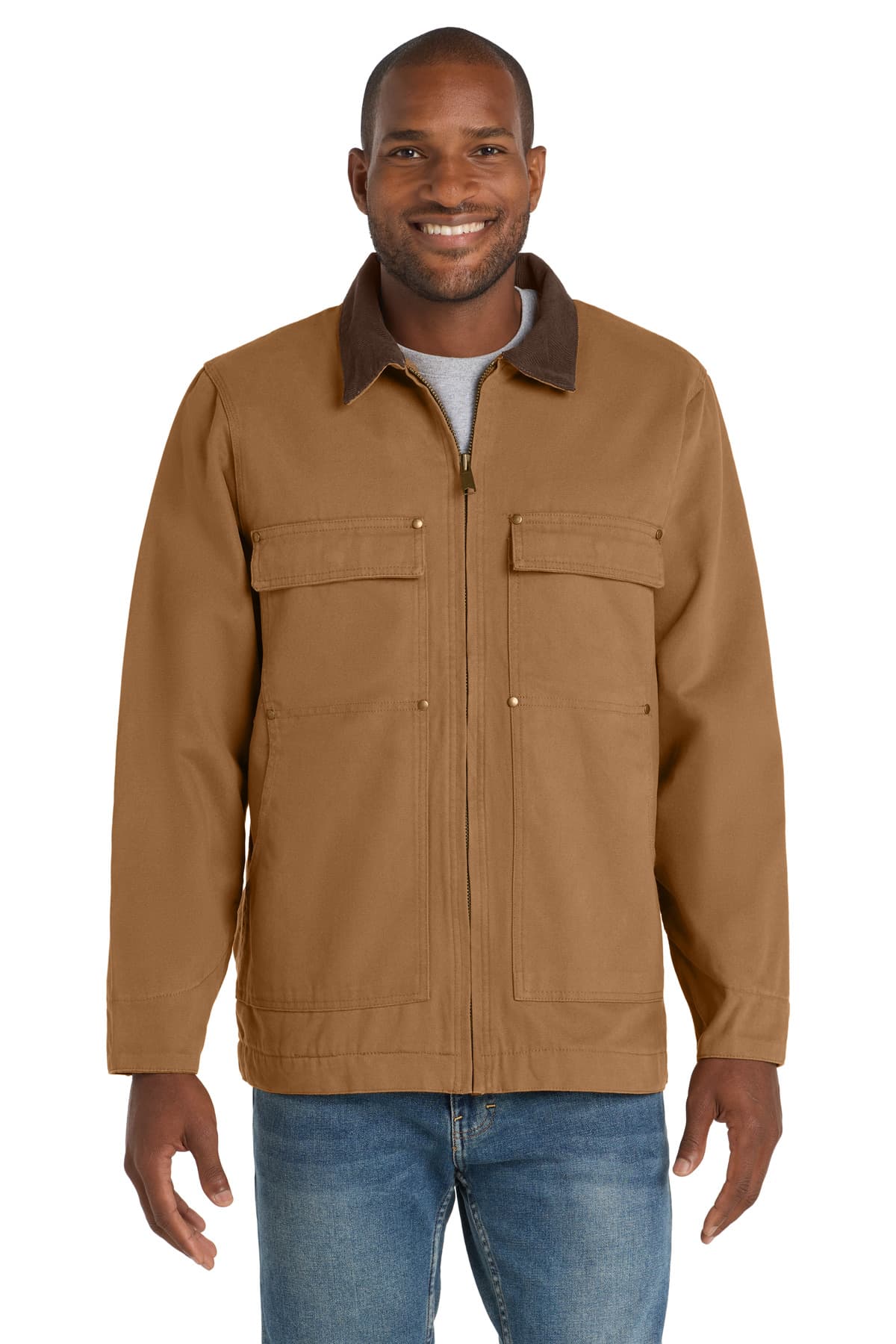 DISCONTINUED CornerStone Washed Duck Cloth Chore Coat. CSJ50