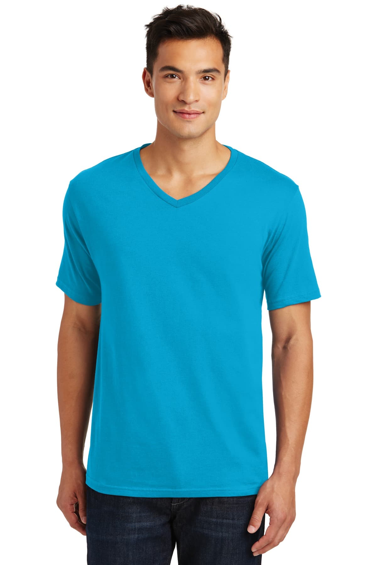 DISCONTINUED District Made Mens Perfect Weight V-Neck Tee. DT1170