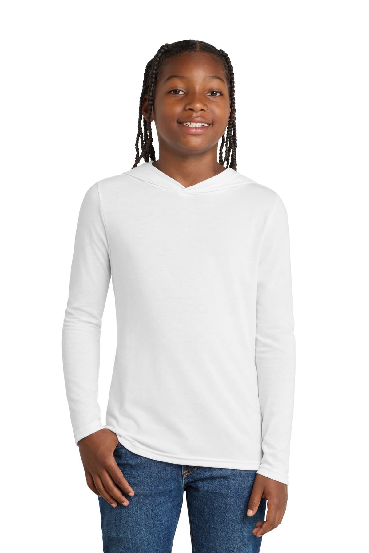 District  Youth Perfect Tri  Long Sleeve Hoodie DT139Y