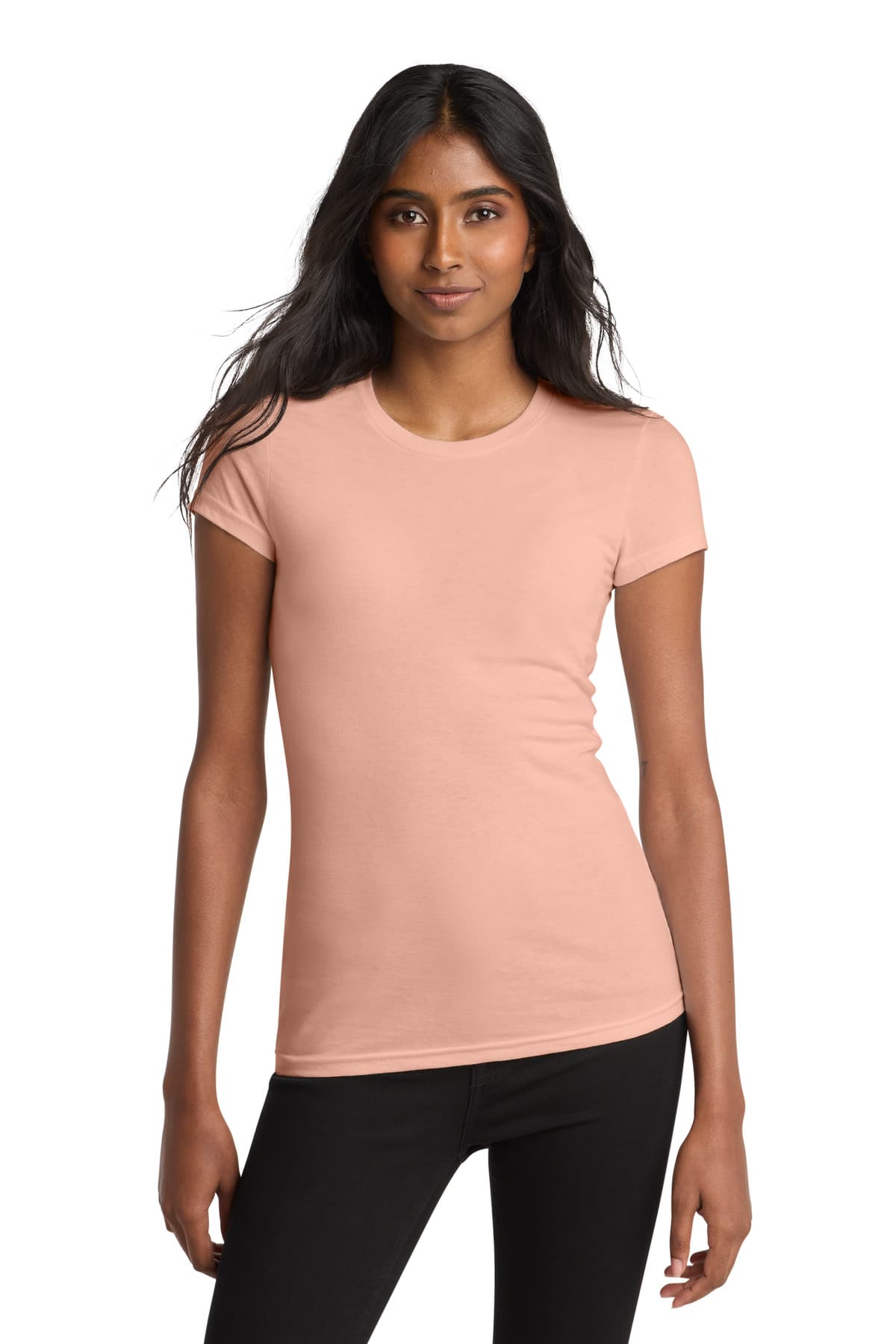 District Women's Fitted Very Important Tee. DT6001