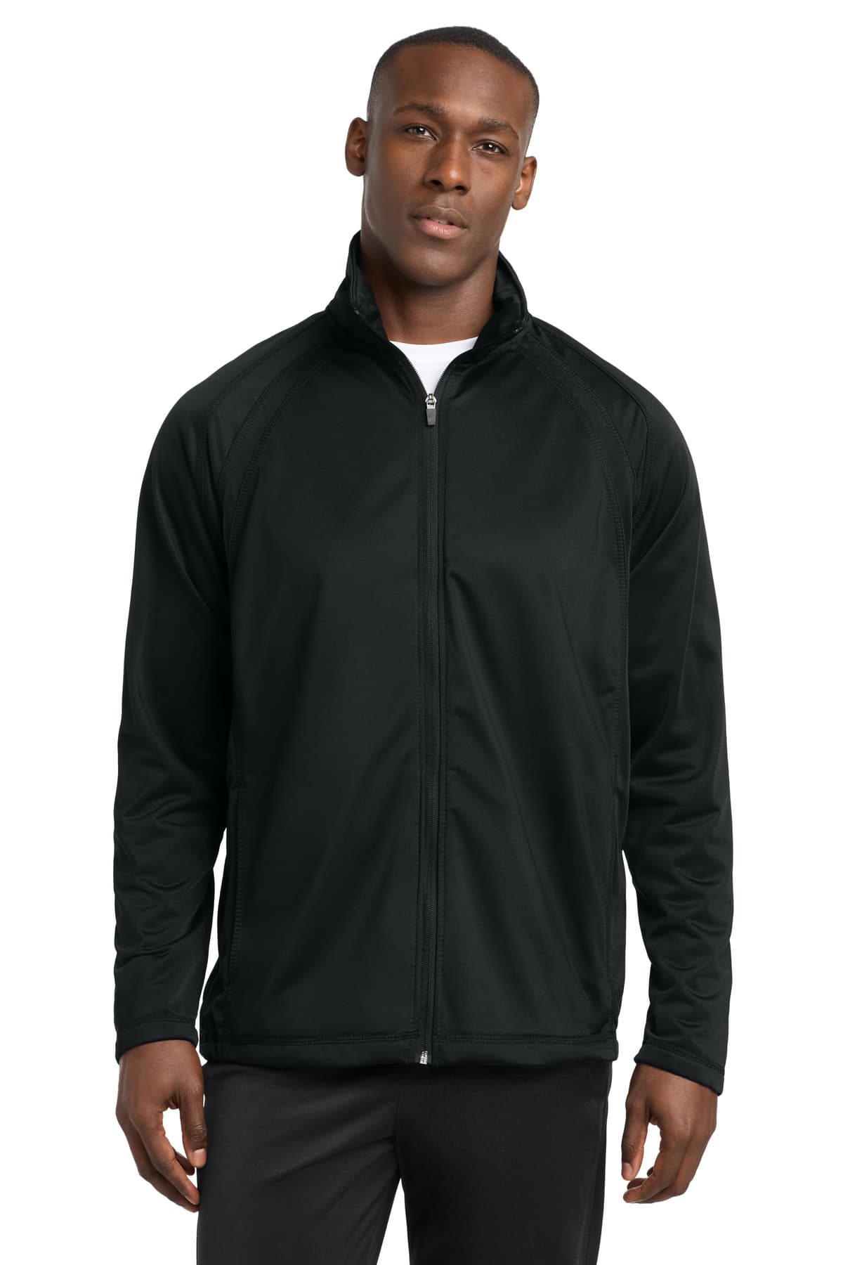 Sport-Tek Tricot Track Jacket. JST90