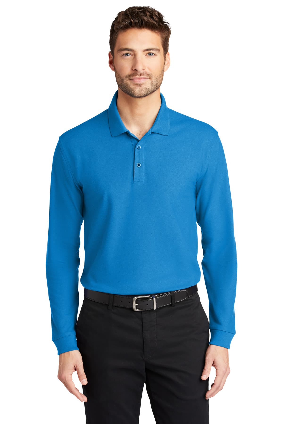 Port Authority Long Sleeve Core Classic Pique Polo. K100LS