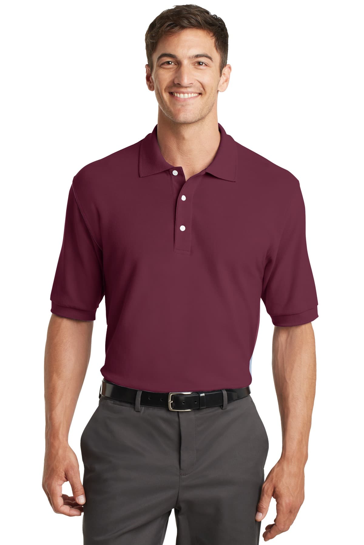 DISCONTINUED Port Authority 100% Pima Cotton Polo.  K448