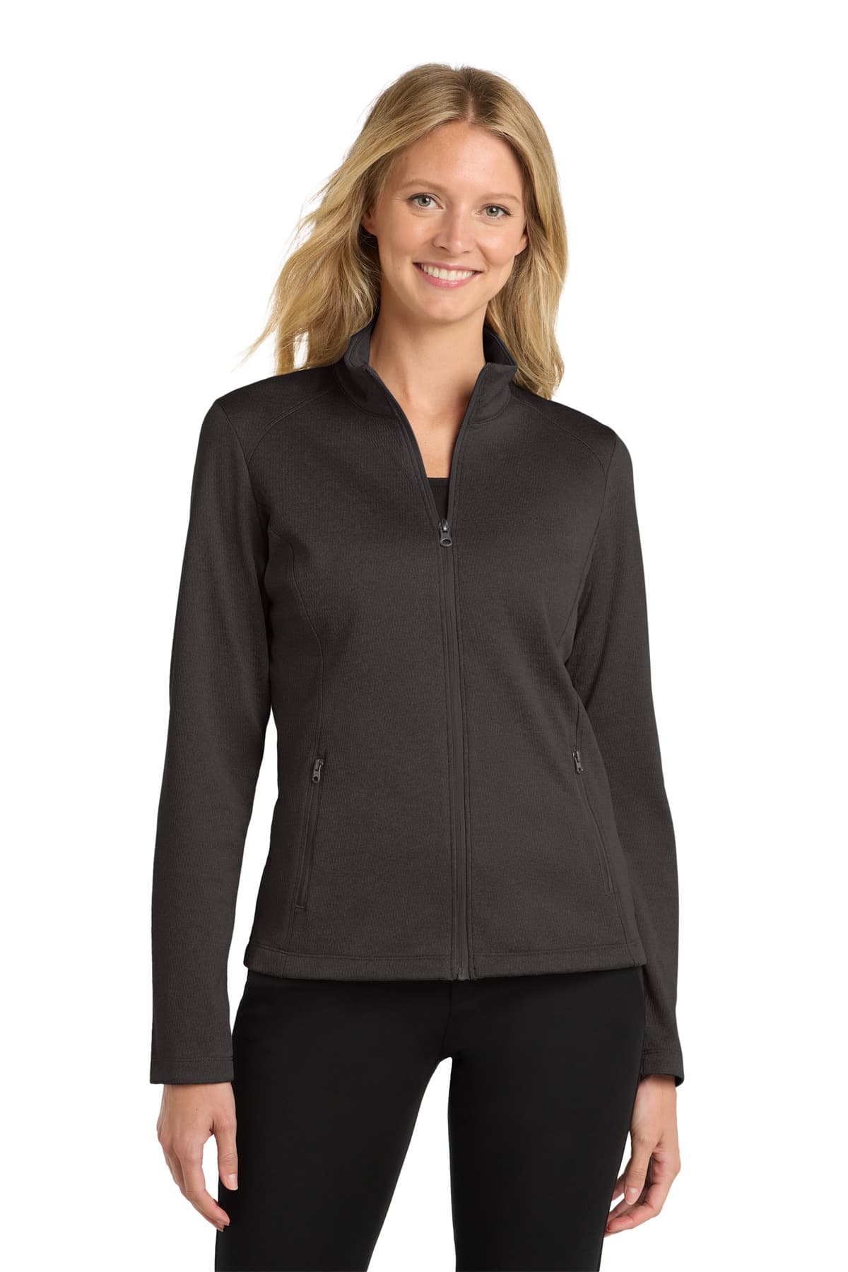 DISCONTINUED Port Authority  Women's Diamond Heather Fleece Full-Zip Jacket L249