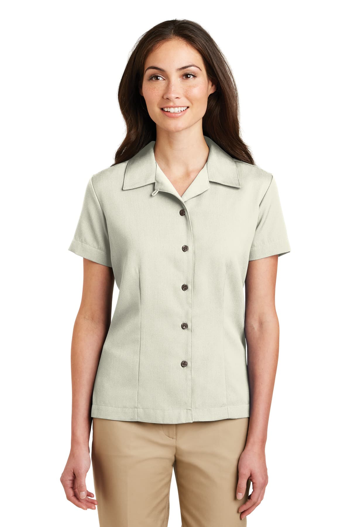 DISCONTINUED Port Authority Ladies Easy Care Camp Shirt.  L535