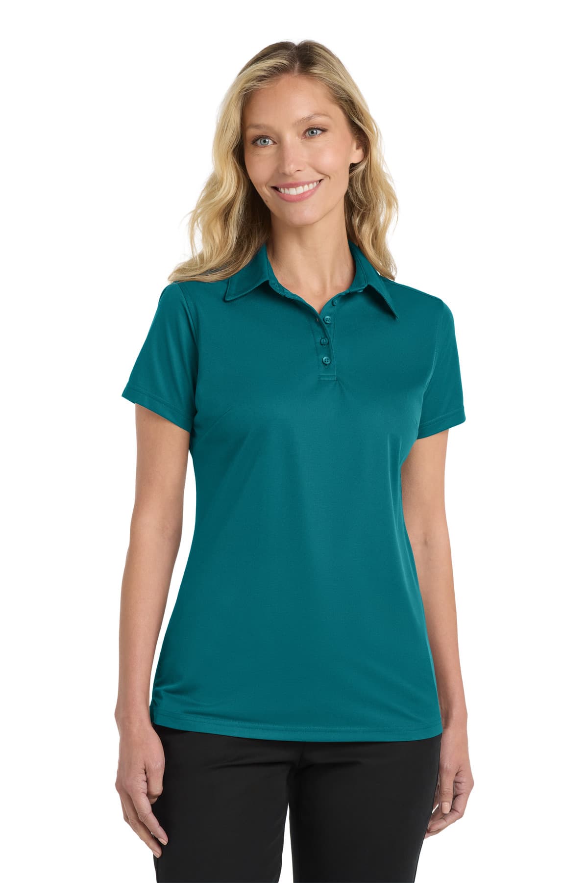 DISCONTINUED Port Authority Women's Dimension Polo. L571