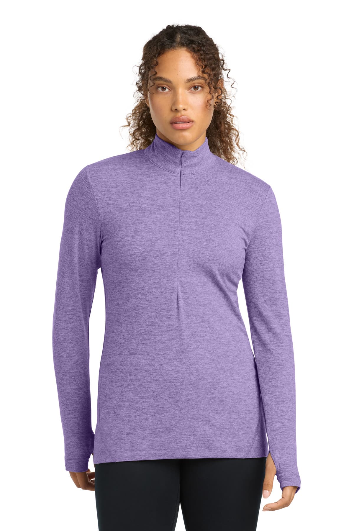 Sport-Tek Women's Exchange 1.5 Long Sleeve 1/2-Zip LST711