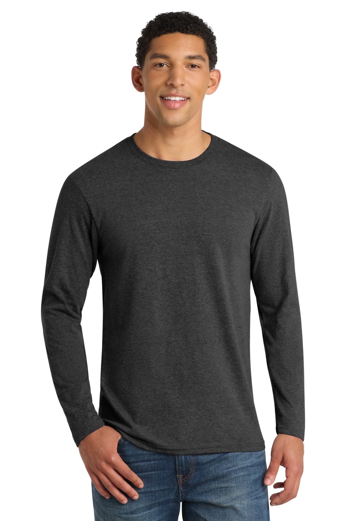Port & Co Long Sleeve Fan Favorite  Blend Tee. PC455LS