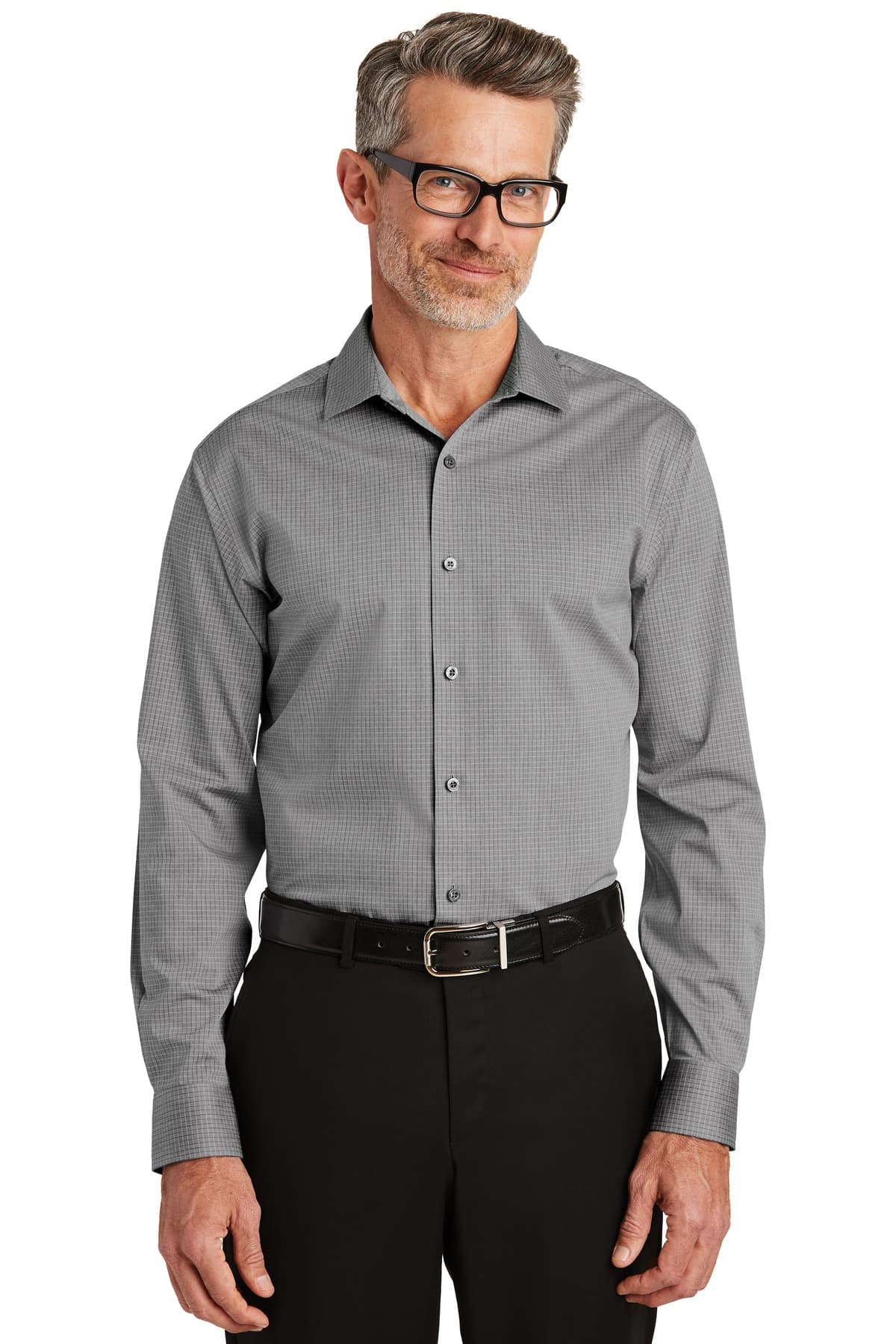 DISCONTINUED Red House Graph Check Non-Iron Shirt. RH81